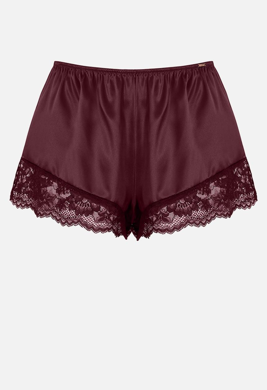 DORINA - Lyra satin shorts - red