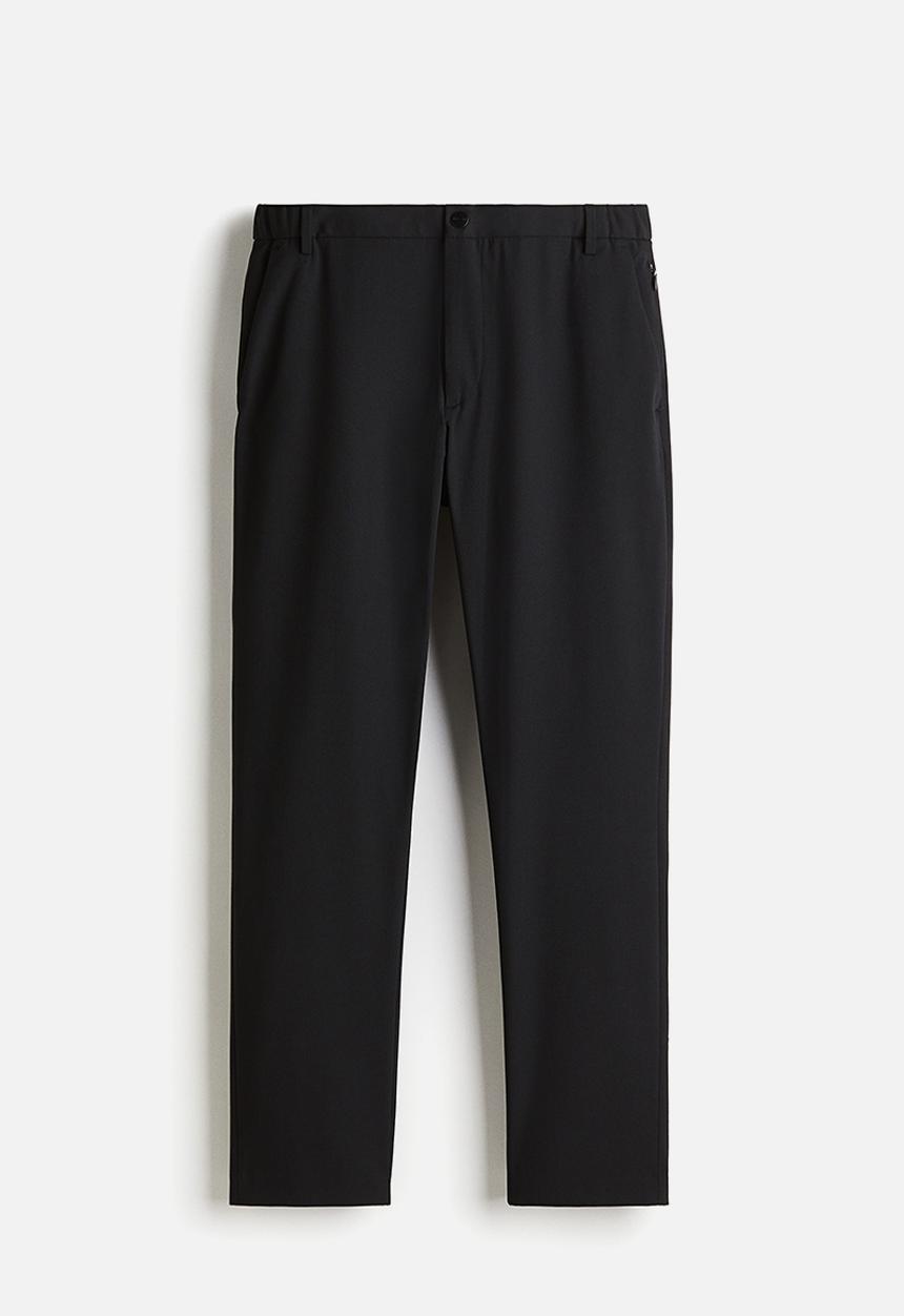H&M - Slim fit trousers - black