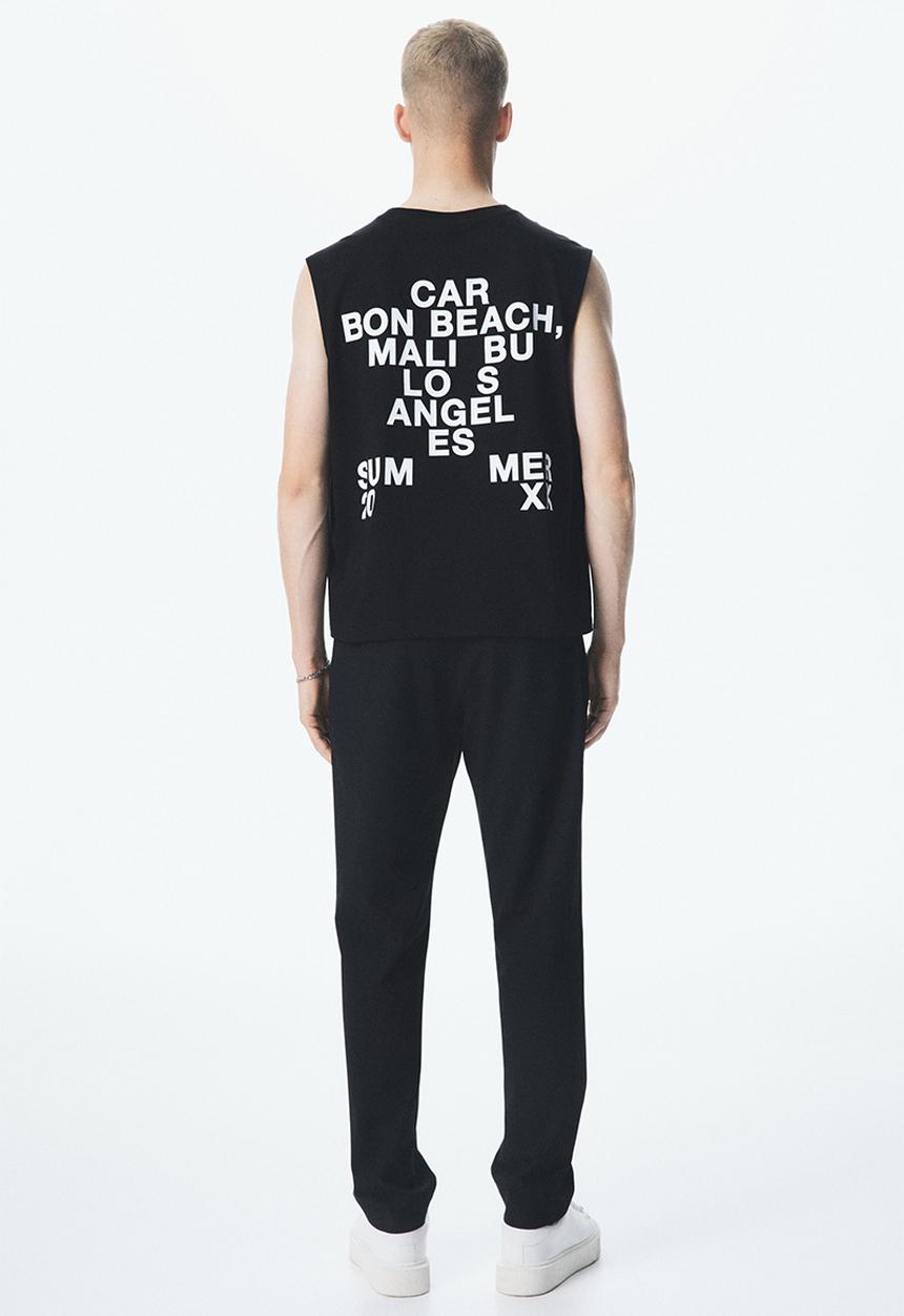 H&M - Slim fit trousers - black