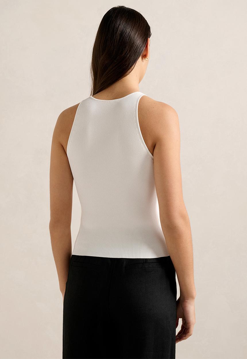 Forever New - Carla Racer Knit Rib Tank Top