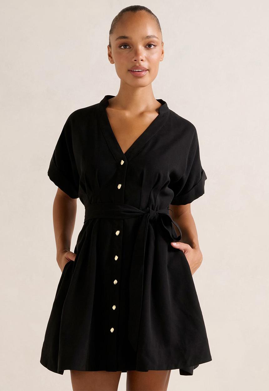 Forever New - Brydie Belted Mini Dress - Black