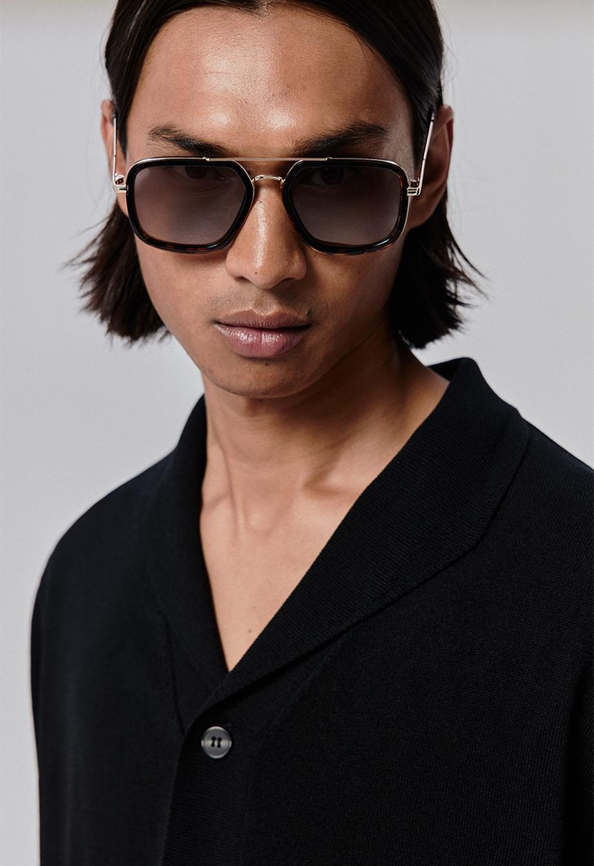 H&M - Regular fit fine-knit shirt - black