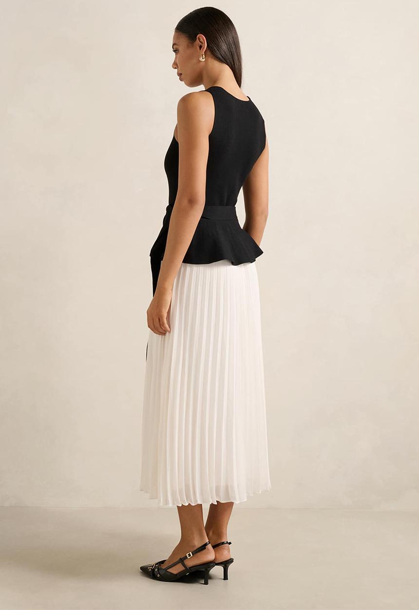 Forever New - Peony Pleat Mixed Dress