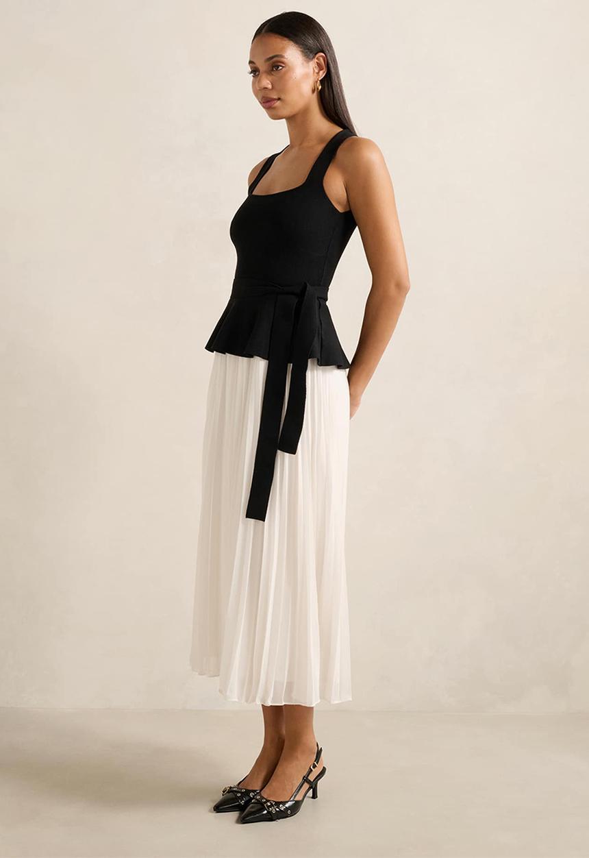 Forever New - Peony Pleat Mixed Dress