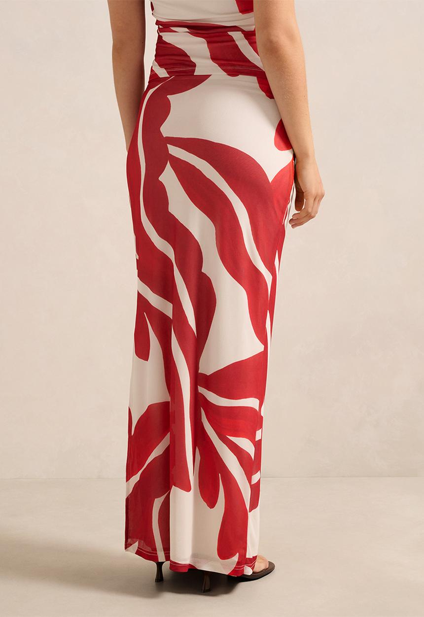 Forever New - Mia Mesh Maxi Skirt - Nusa Leaf Co-Ord
