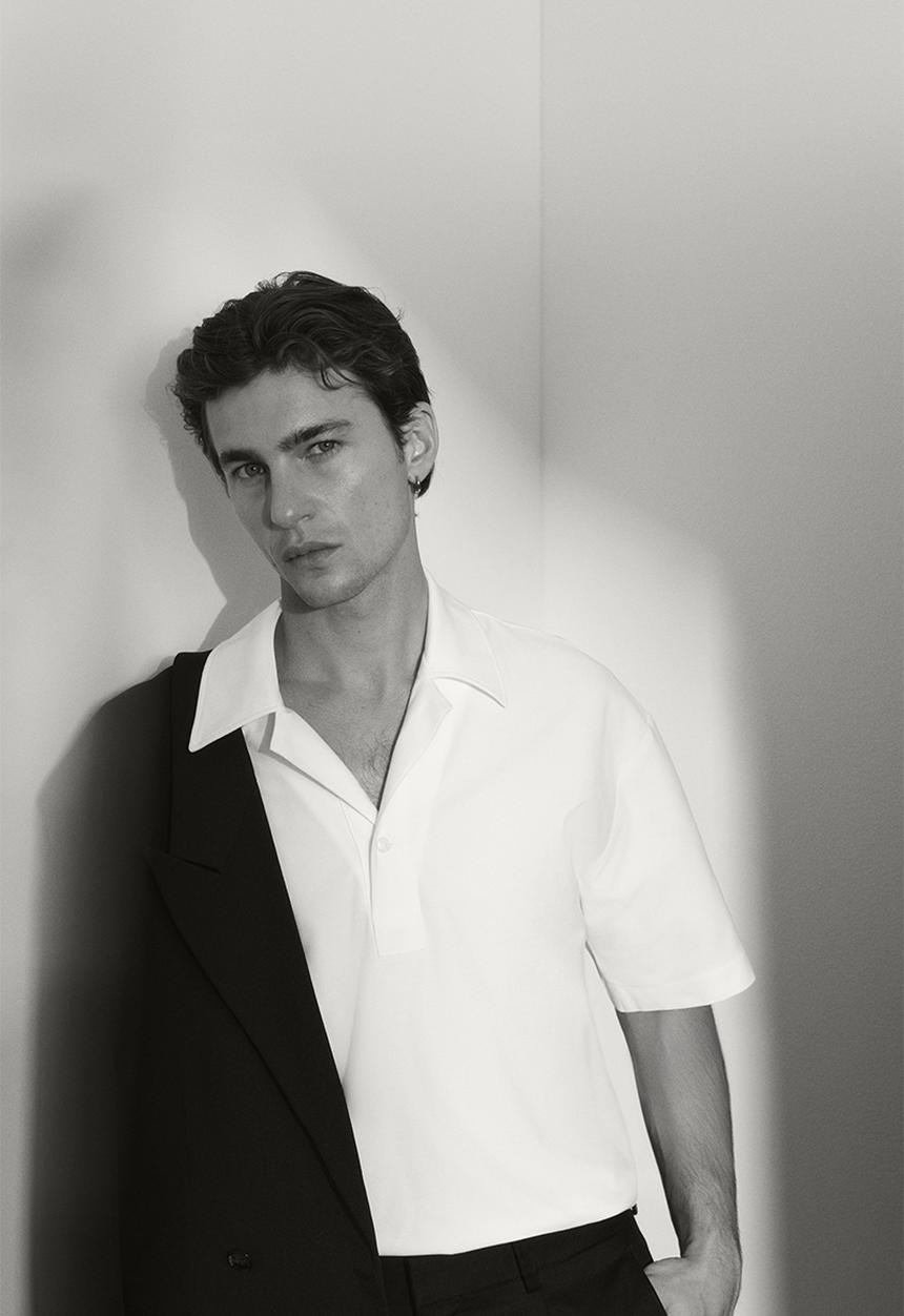 H&M - Loose fit polo shirt - white