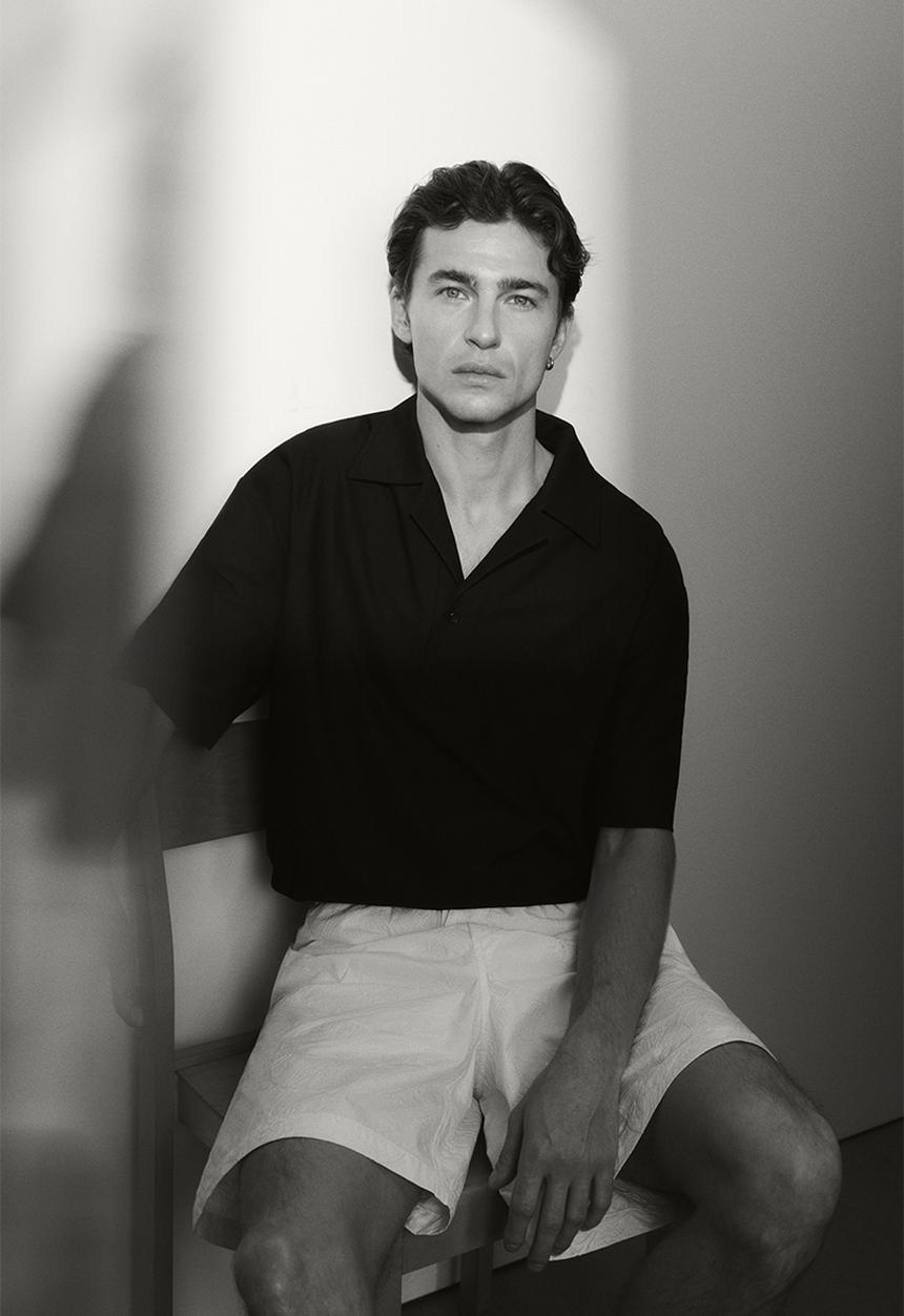 H&M - Loose fit polo shirt - black