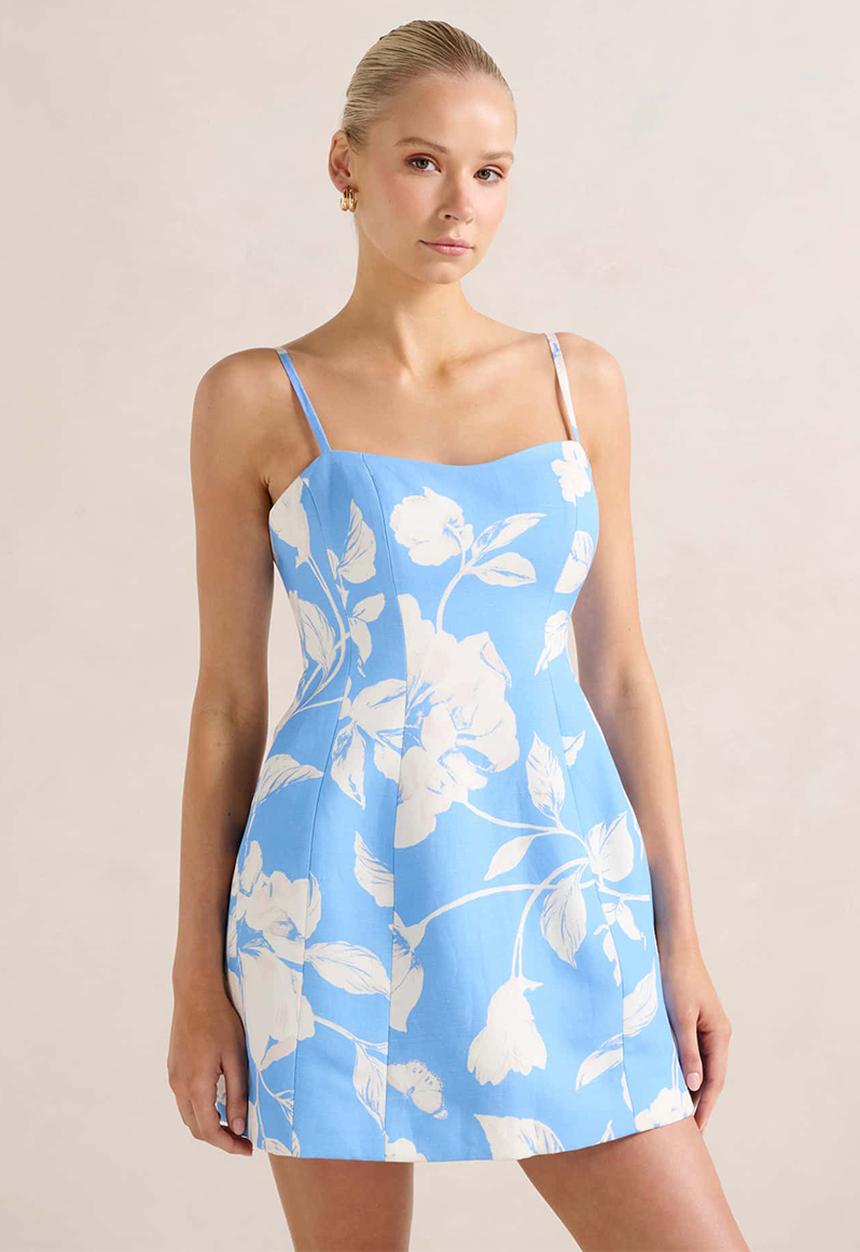 Forever New - Maura Structured Linen Mini Dress