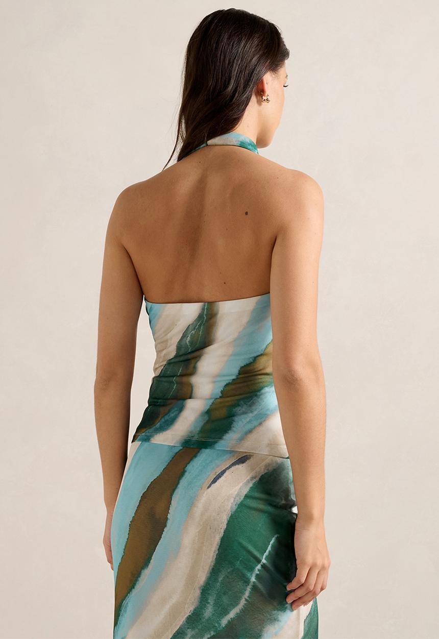 Forever New - Della Cowl Halter Top