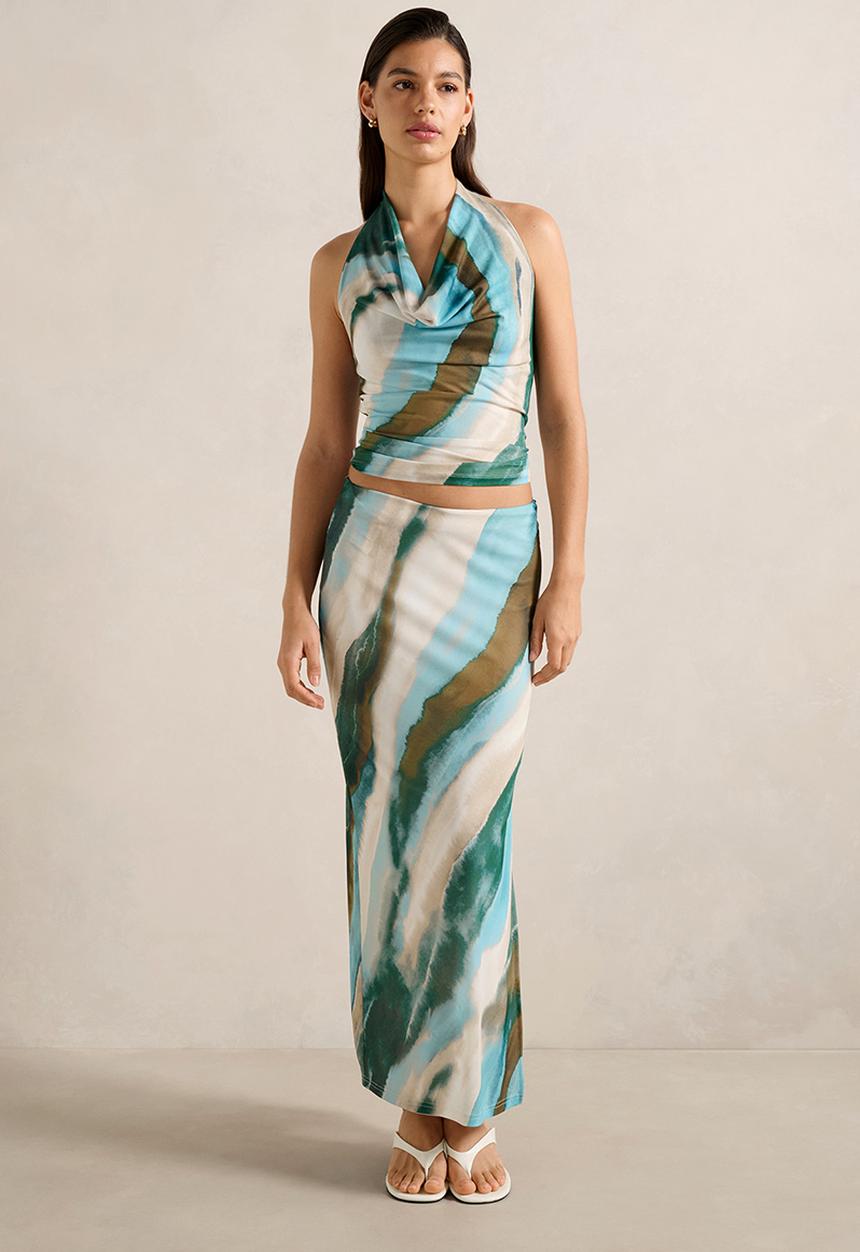 Forever New - Della Cowl Halter Top