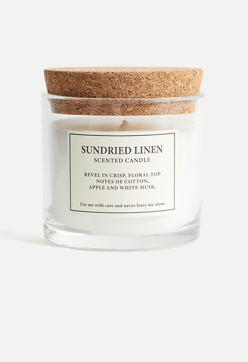H&M - Cork-lid scented candle - white
