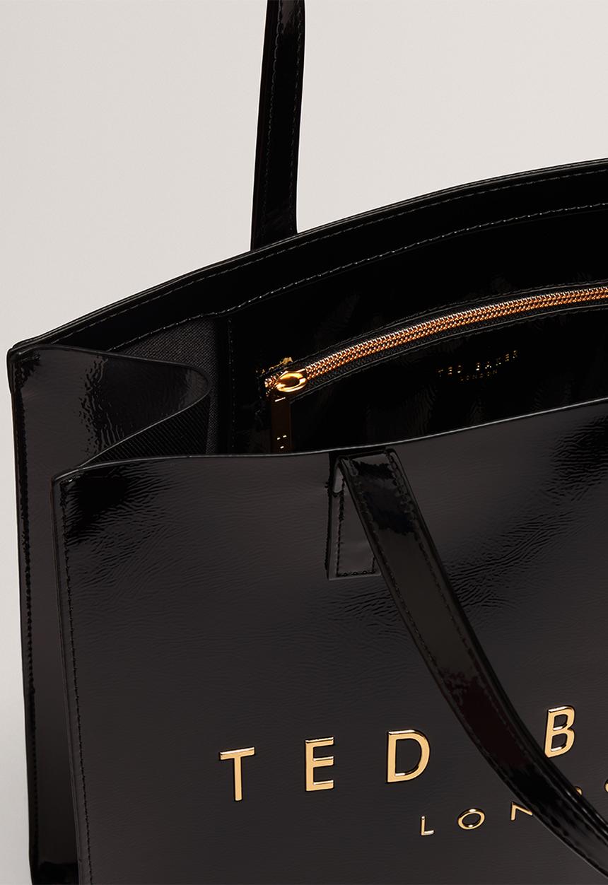 Ted Baker - Crinkon Large Icon Tote Bag - Black