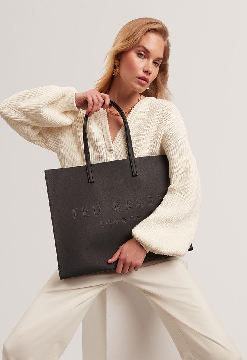 Ted Baker - Sukicon East West Icon Tote Bag - Black