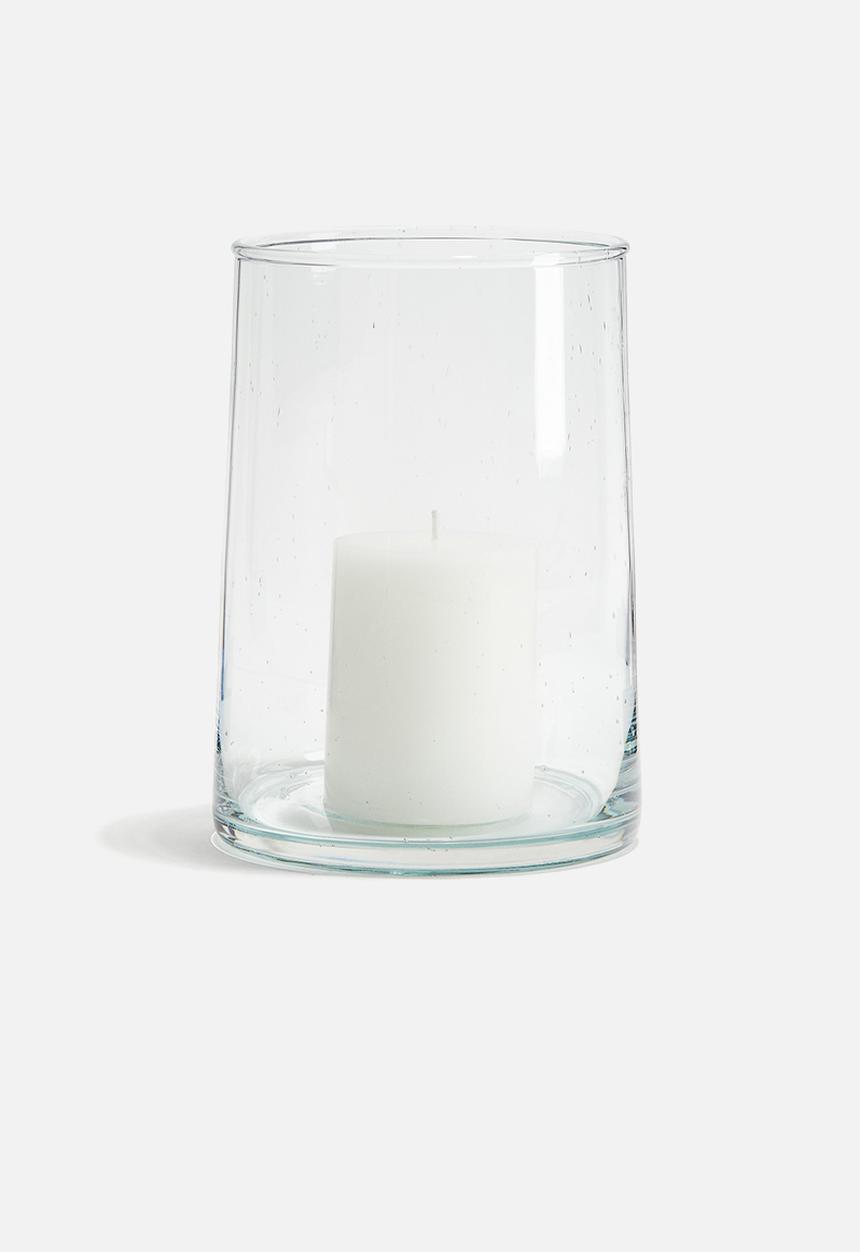 H&M - Glass candle lantern - clear glass