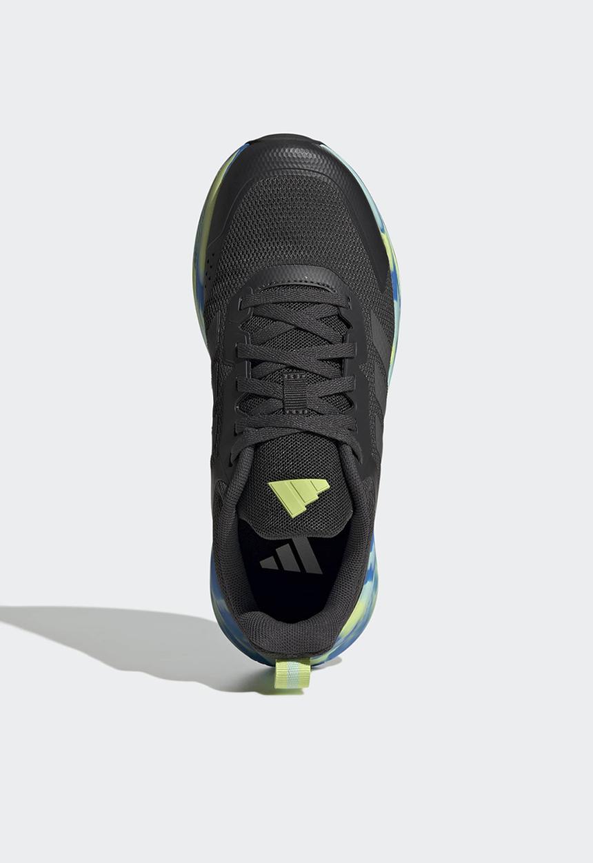 adidas Performance - Fortarun 4.0 J - Carbon/Grey Six/Semi Flash Aqua