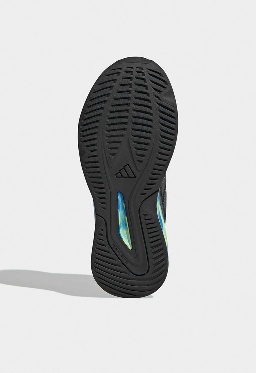 adidas Performance - Fortarun 4.0 J - Carbon/Grey Six/Semi Flash Aqua