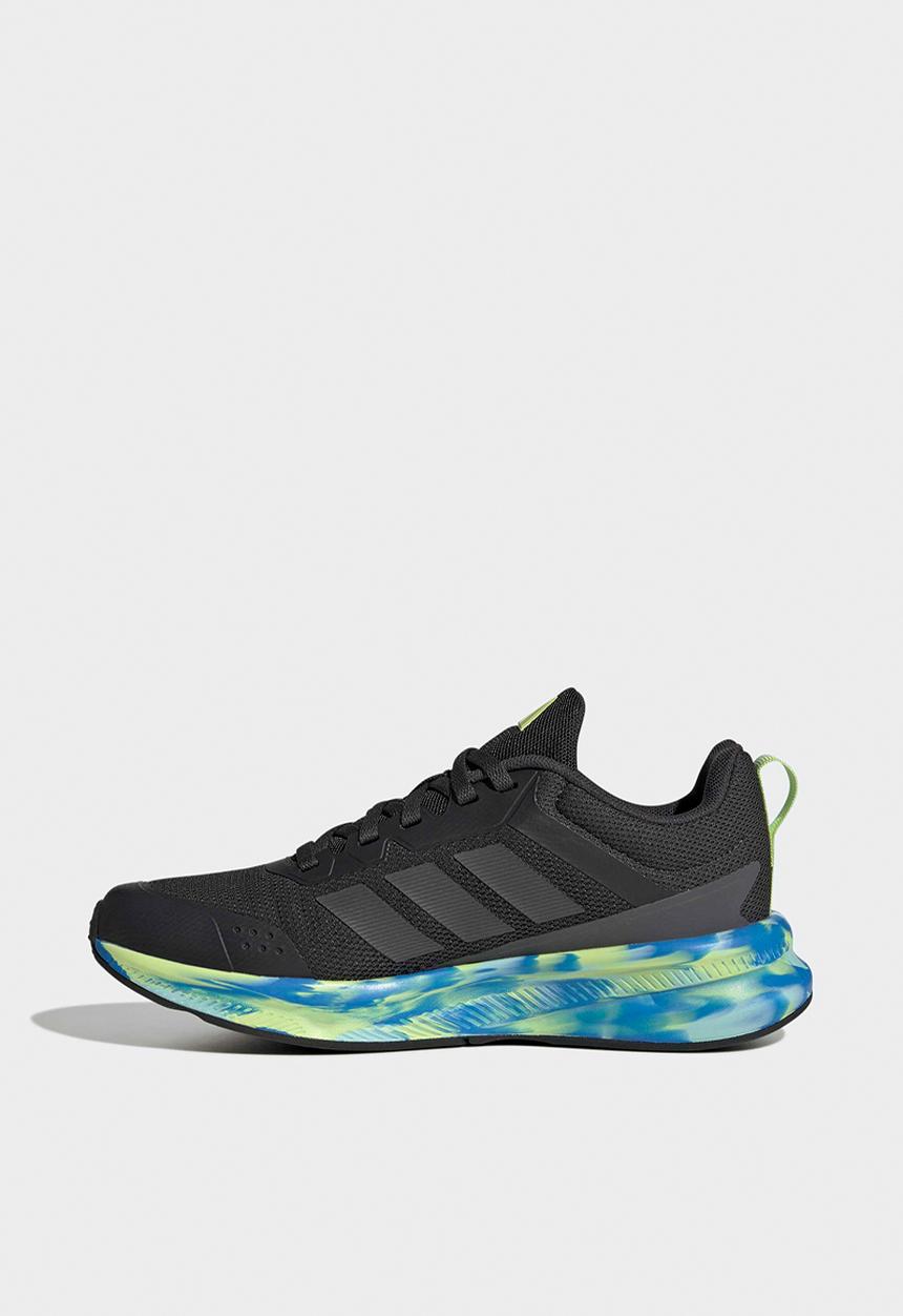 adidas Performance - Fortarun 4.0 J - Carbon/Grey Six/Semi Flash Aqua