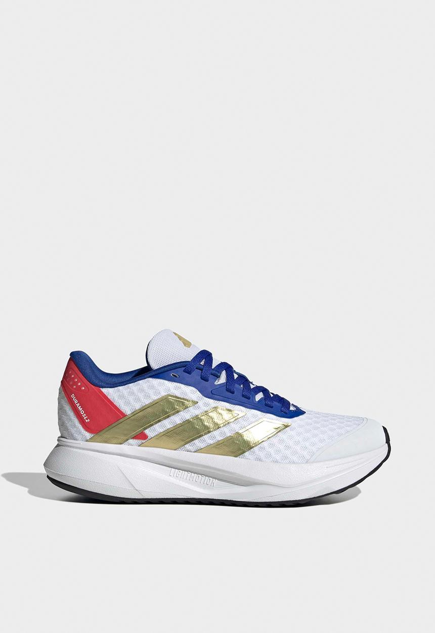 adidas Performance - Duramo Sl2 J - Ftwr White/Gold Met./Semi Lucid Red