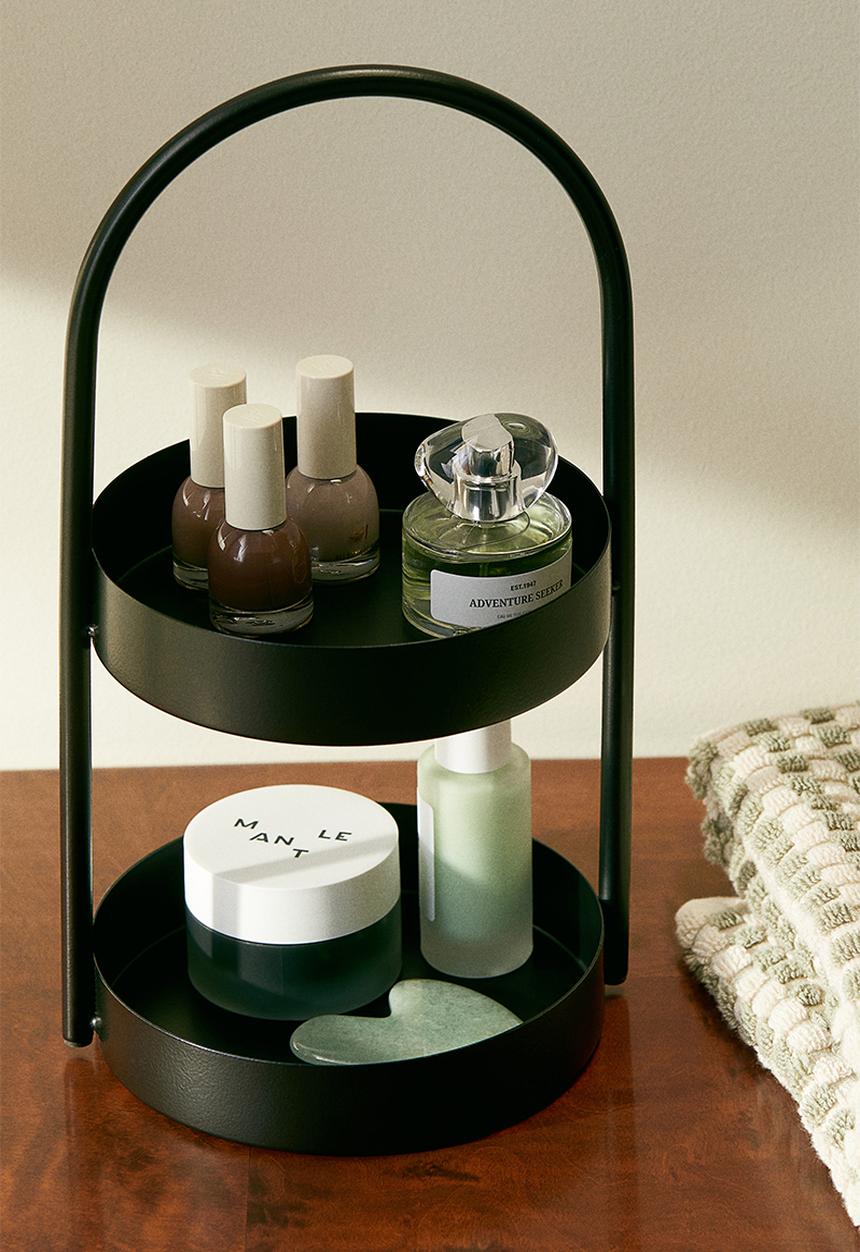H&M - Two-tiered tray - black