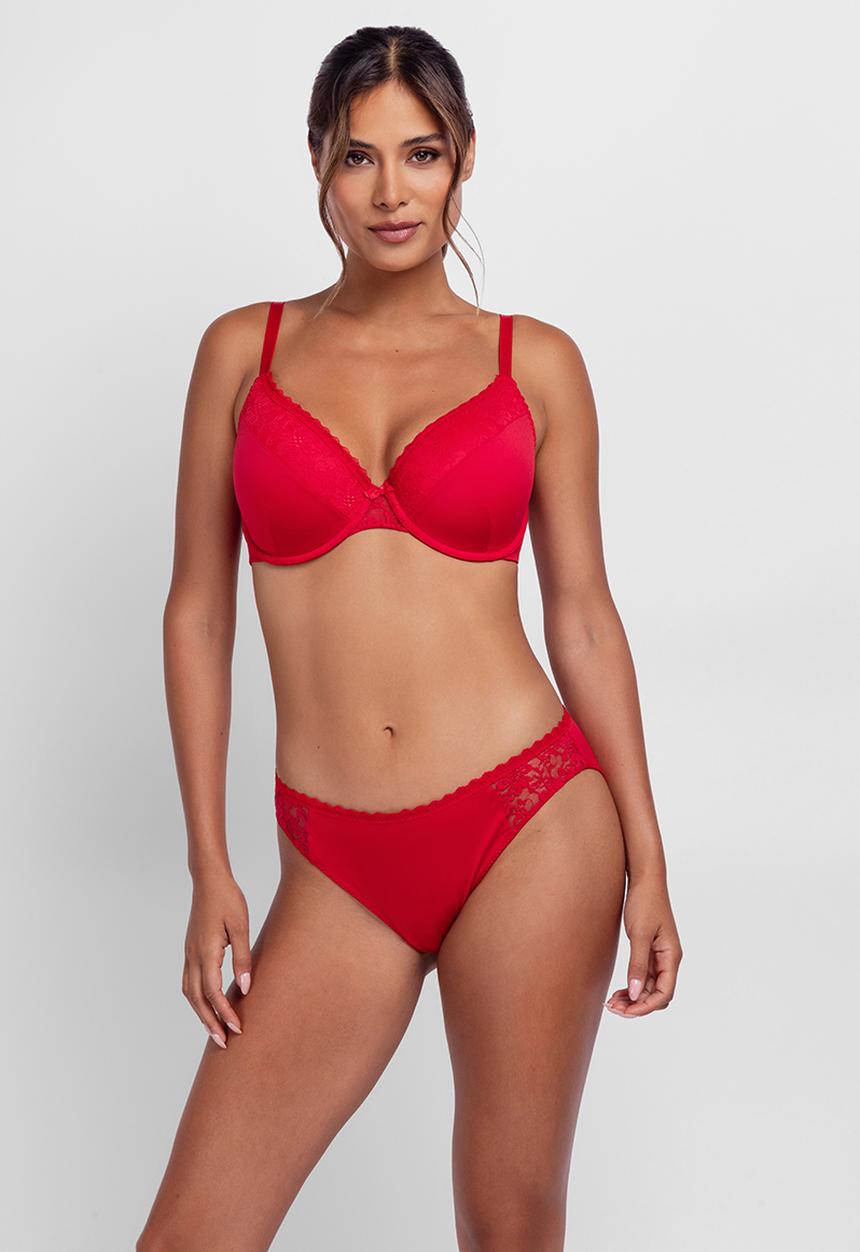 DORINA - Sonia-2 pack brief - red & black