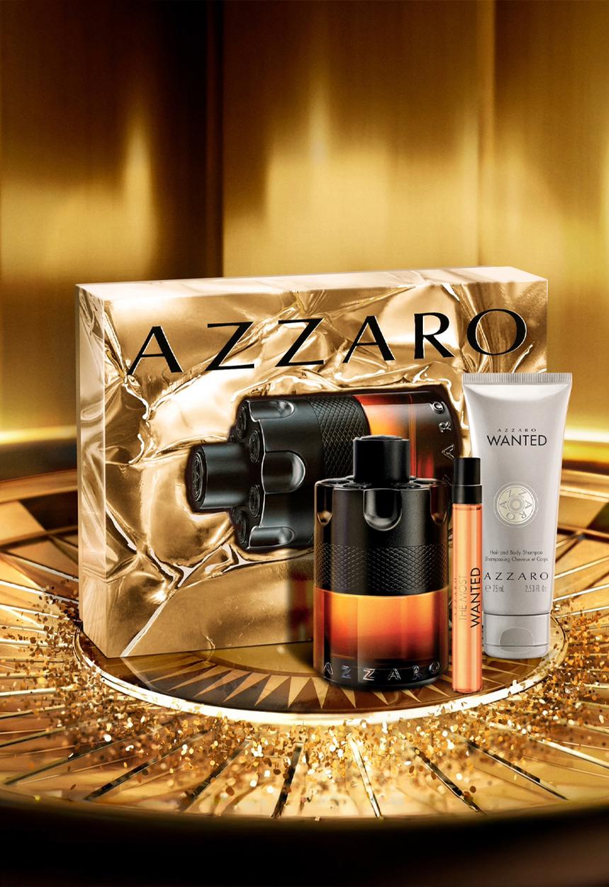 Azzaro The Most Wanted Parfum Trio Gift Set - 100ml