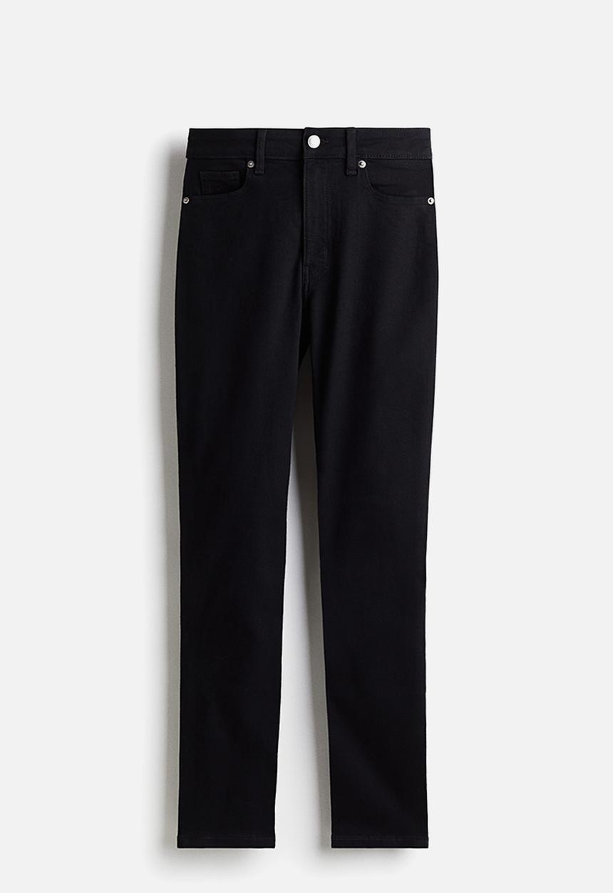 H&M - Skinny high jeans - black