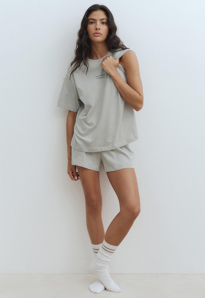 H&M - Printed pyjamas - light turquoise