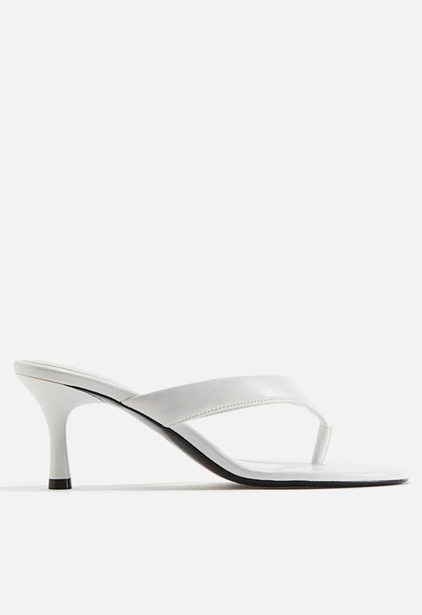 H&M - Heeled sandals - white