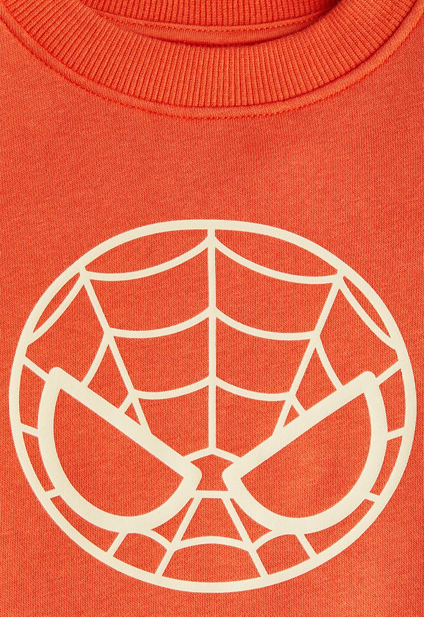 H&M - Printed sweatshirt - orange/marvel