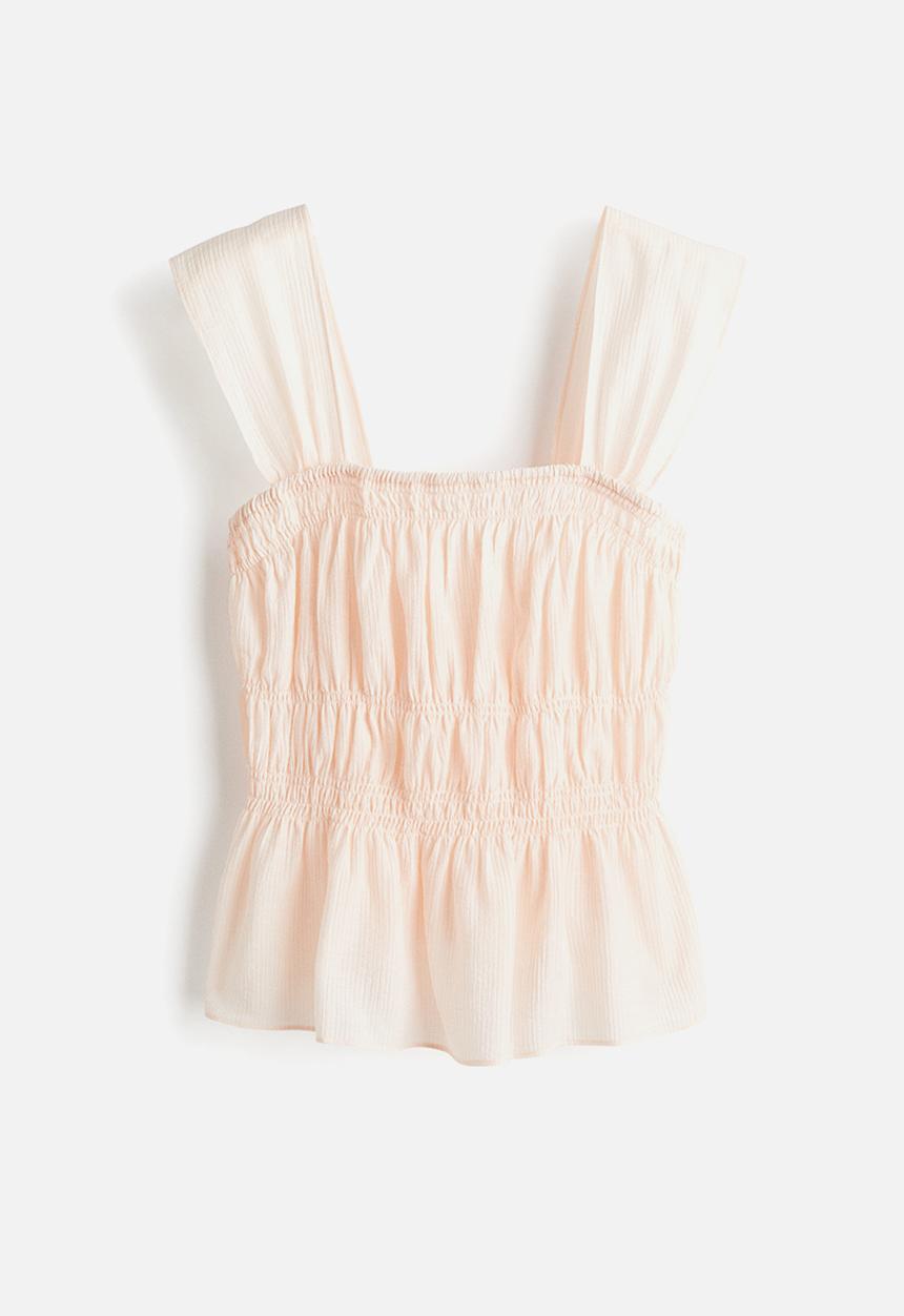H&M - Draped top - powder pink