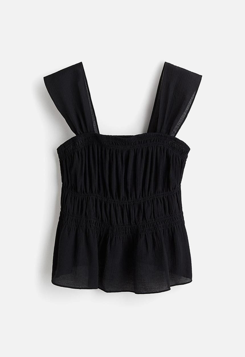 H&M - Draped top - black