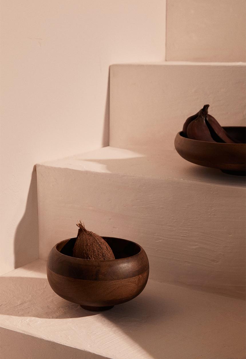 H&M - Mango wood bowl - brown 