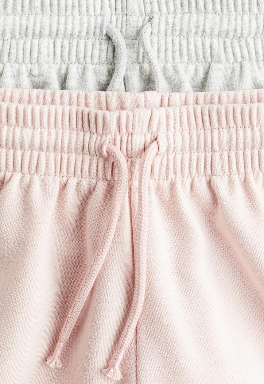H&M - 2-pack sweatshorts - pink