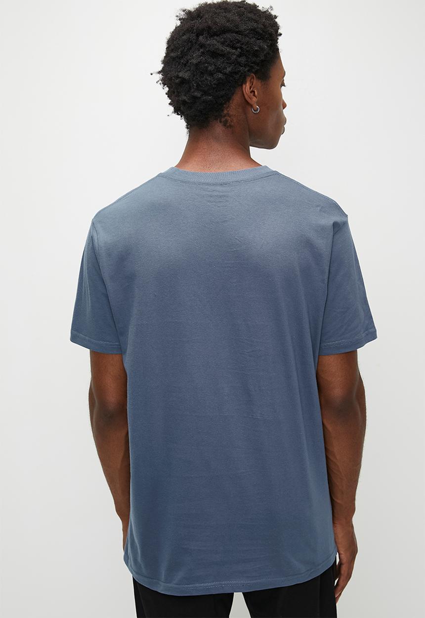 RVCA - Small RVCA Essentials Ss - vintage navy - blue logo (VNY)