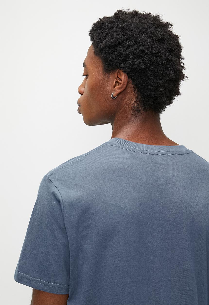 RVCA - Small RVCA Essentials Ss - vintage navy - blue logo (VNY)