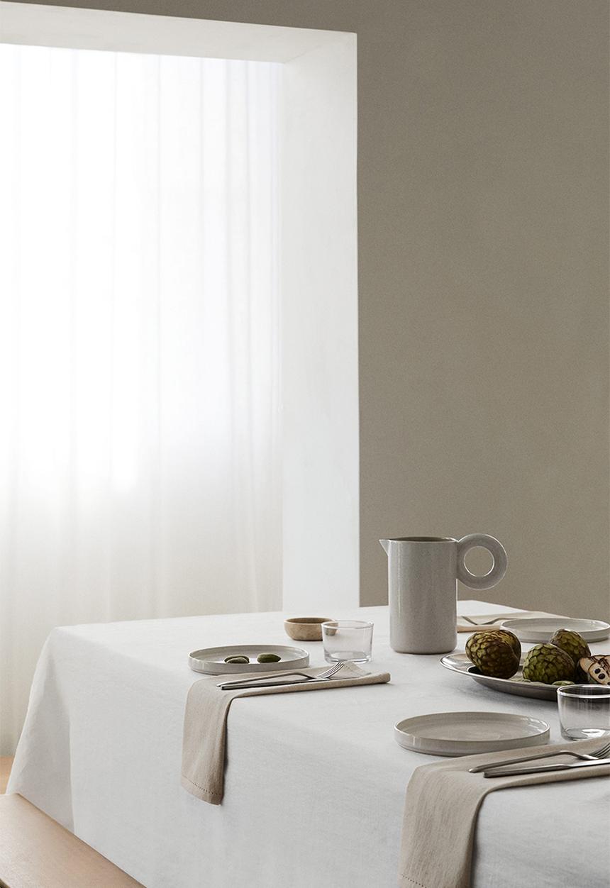 H&M - 4-pack linen-blend napkins - cream