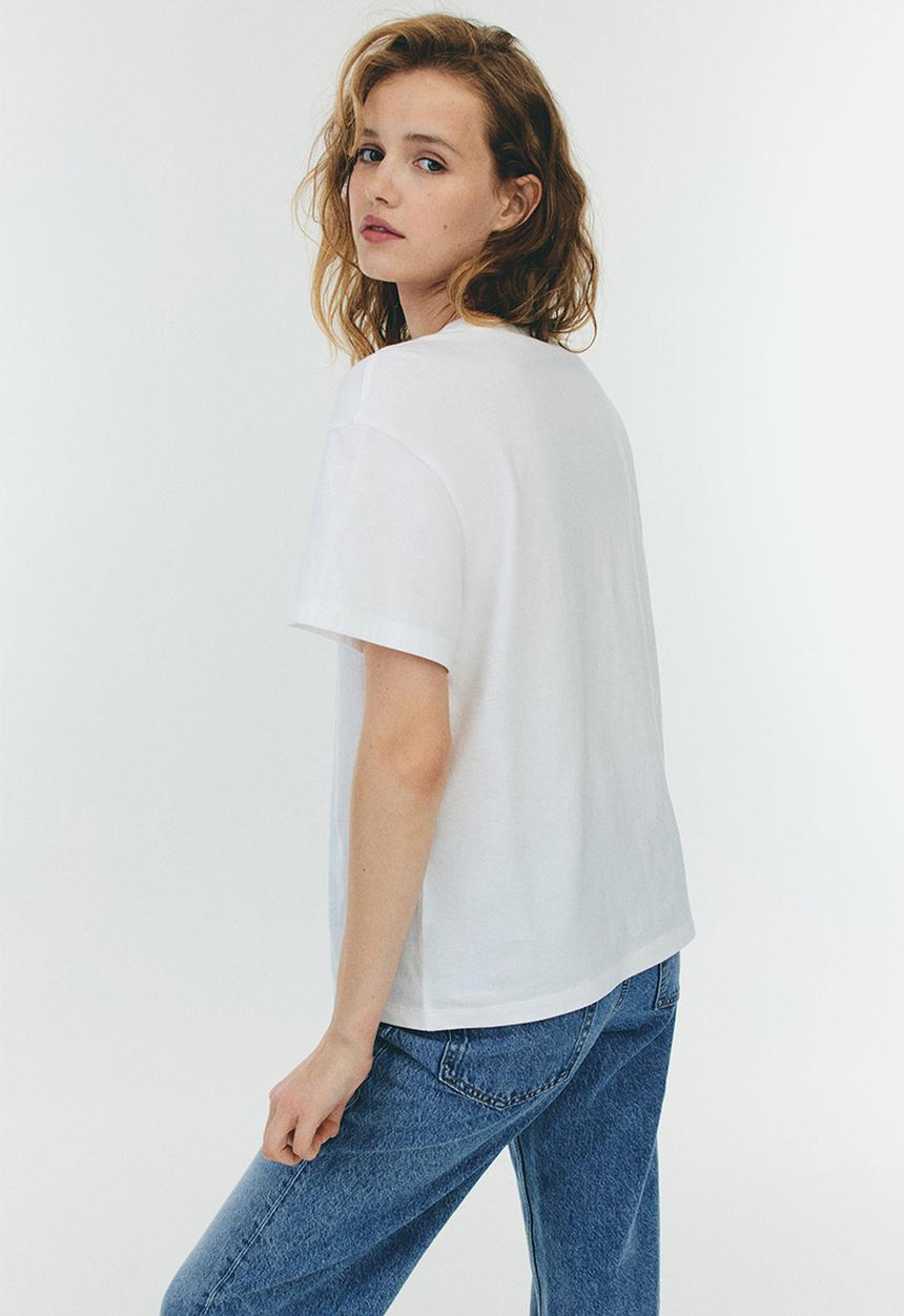 H&M - Loose-fit t-shirt - white