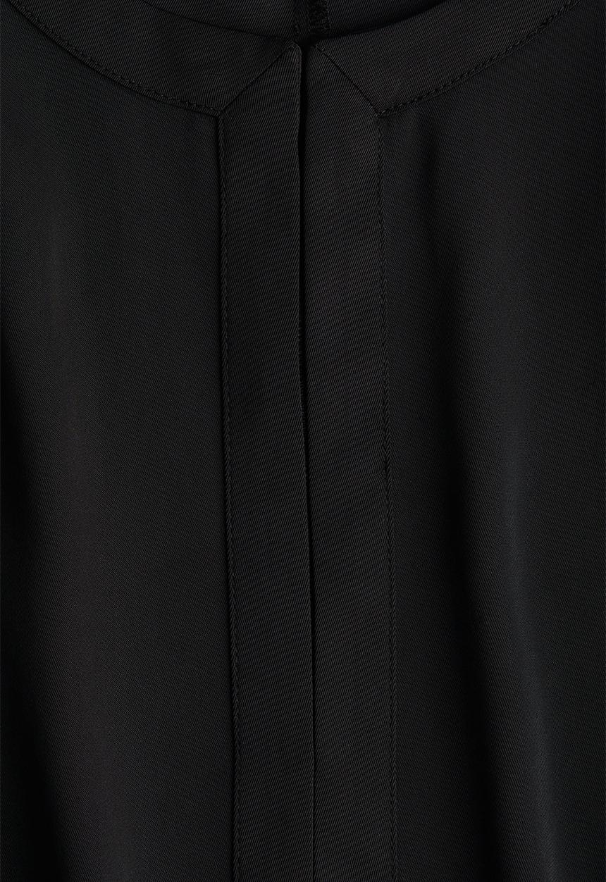 H&M - Twill shift dress - black