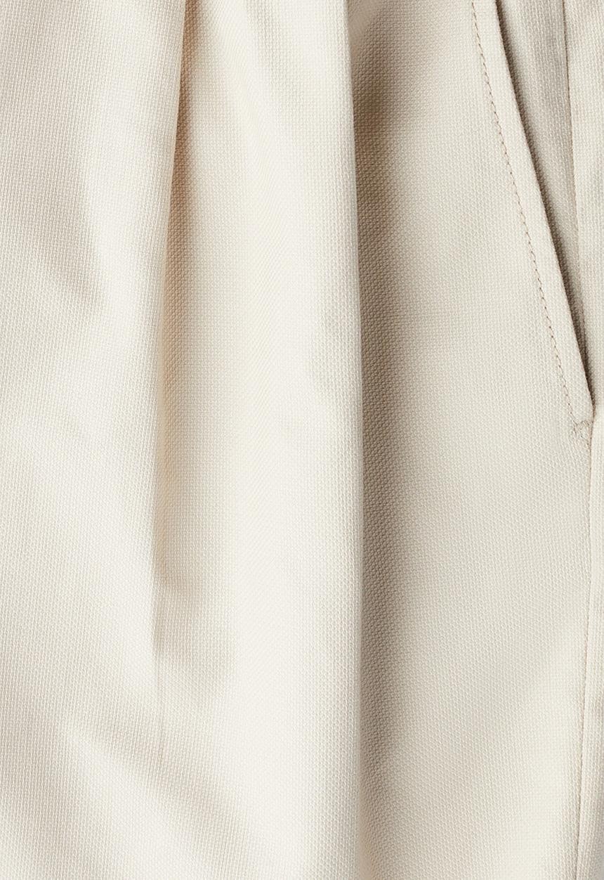 H&M - Relaxed fit linen-blend shorts - beige