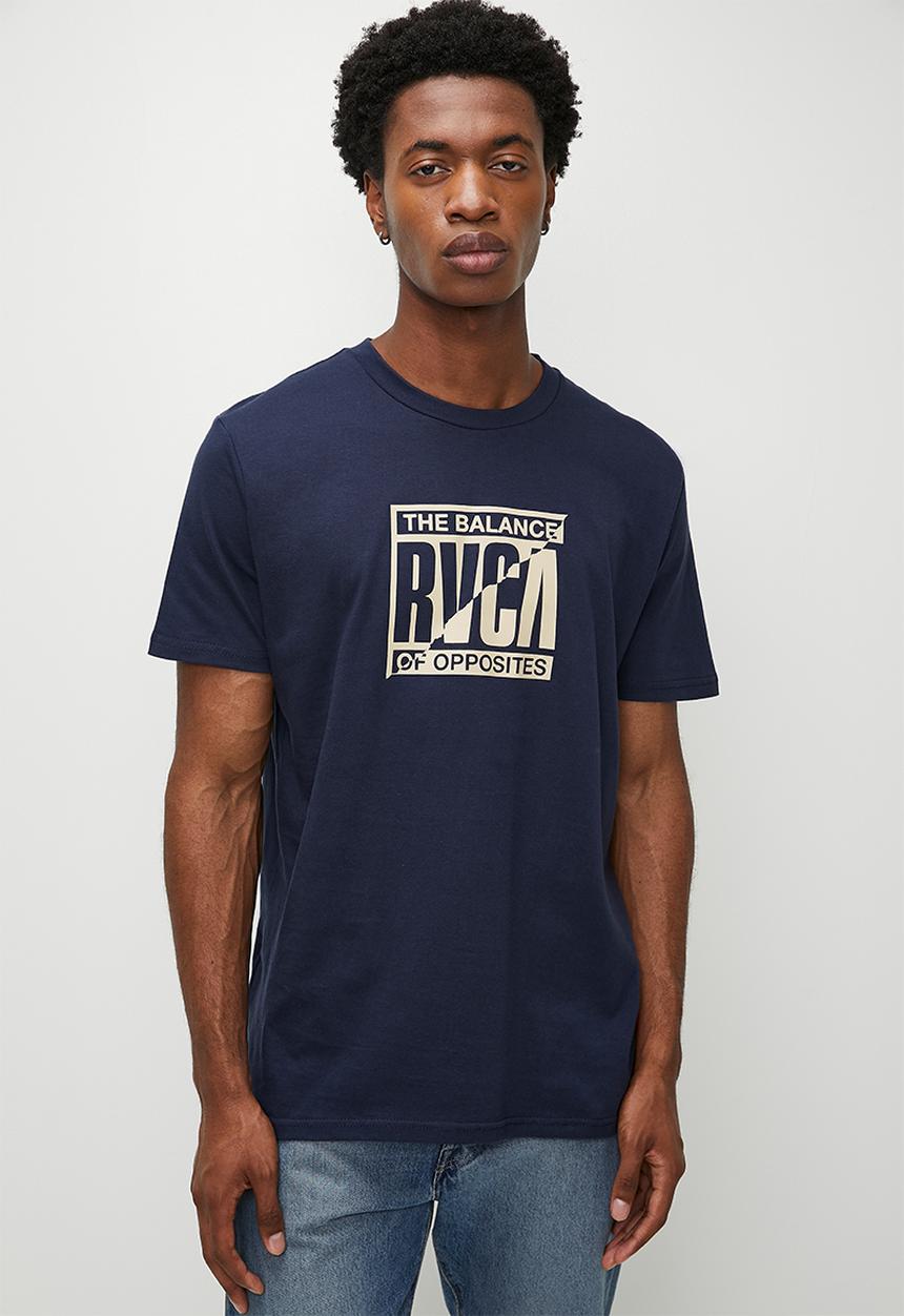 RVCA - Splitters Ss Tee - dress blue (DRBL)