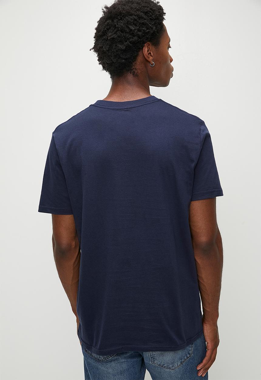 RVCA - Splitters Ss Tee - dress blue (DRBL)