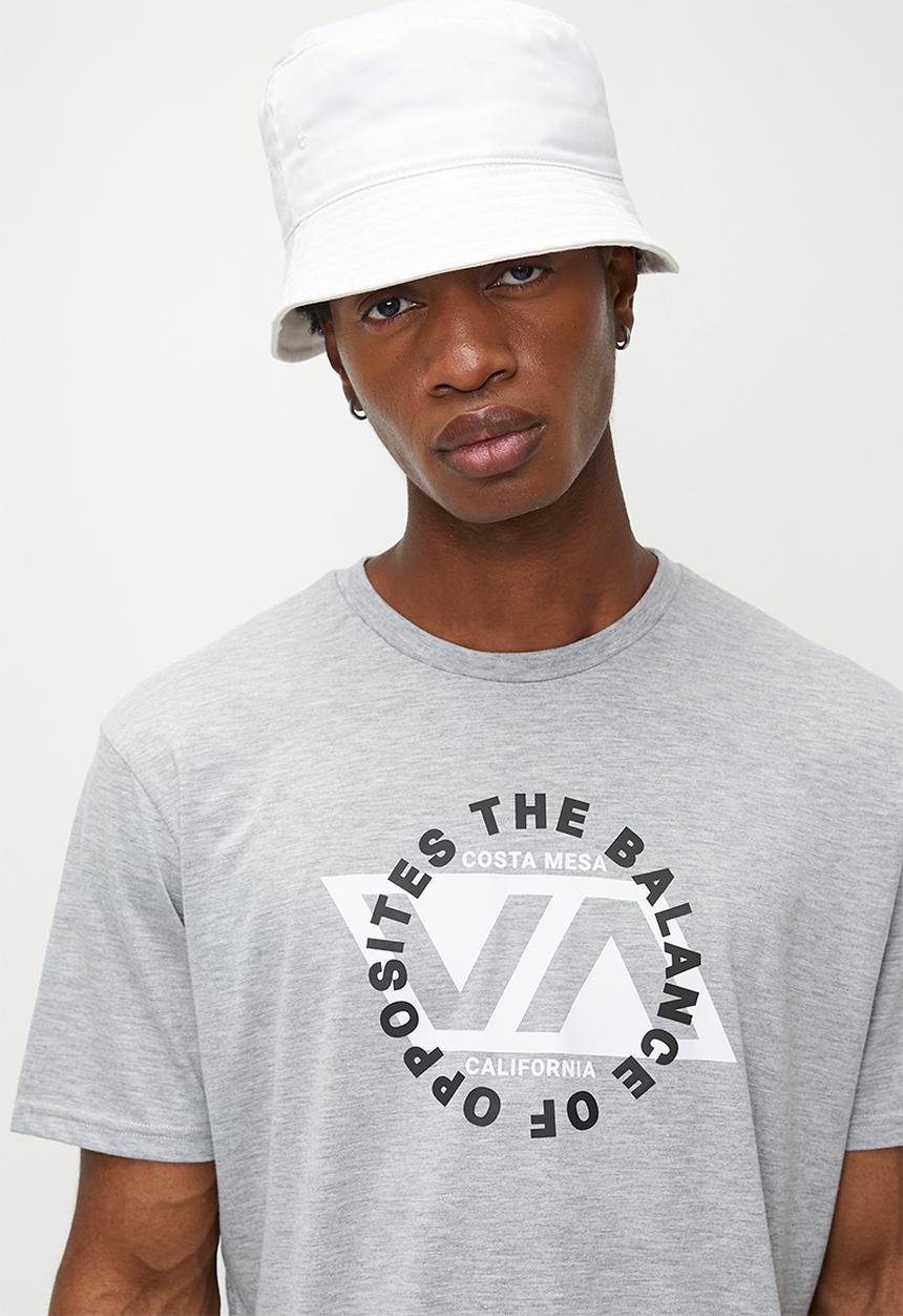 RVCA - DIVISION TEE - grey heather (AHR)