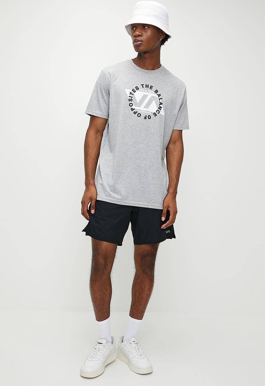 RVCA - DIVISION TEE - grey heather (AHR)