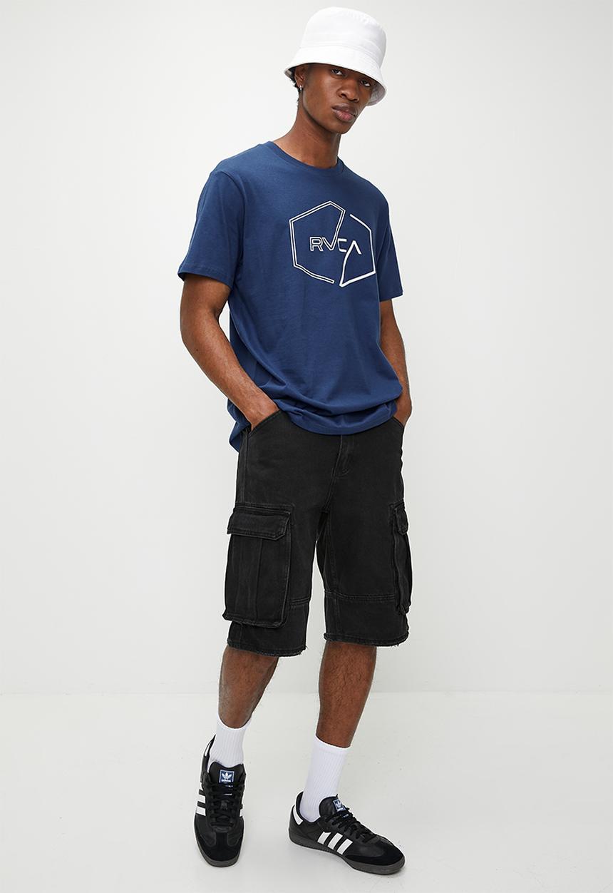 RVCA - PIN HEX SS TEE - estate blue (STBL)