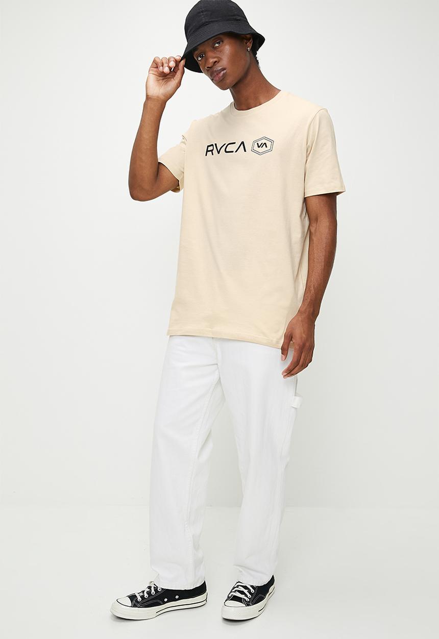 RVCA - AIR HEX SS TEE - fog (FOG)