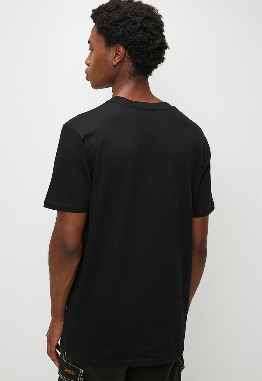 RVCA - SMALL RVCA SS - Black - Black logo  (BLK)