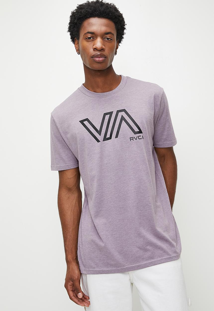 RVCA - STENCIL VA SS TEE - grey ridge melange (GRML)