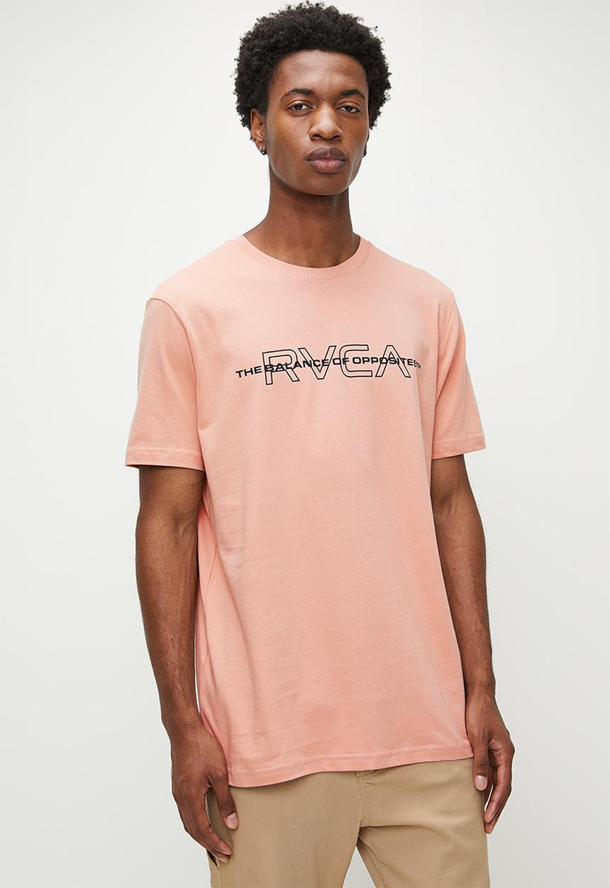 RVCA - PIN TOP SS TEE - misty rose (MSTR)