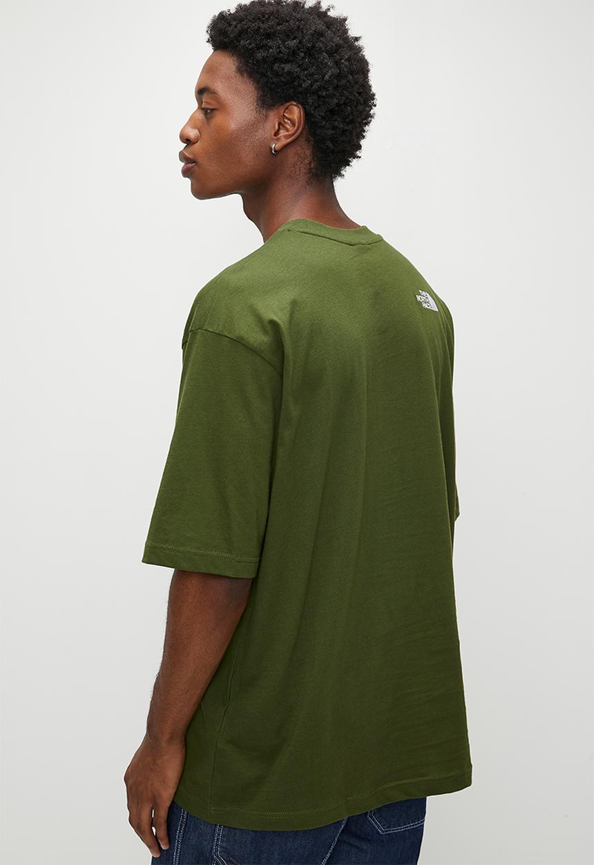 The North Face - M S/S Essential Oversize Tee - Woodland Green