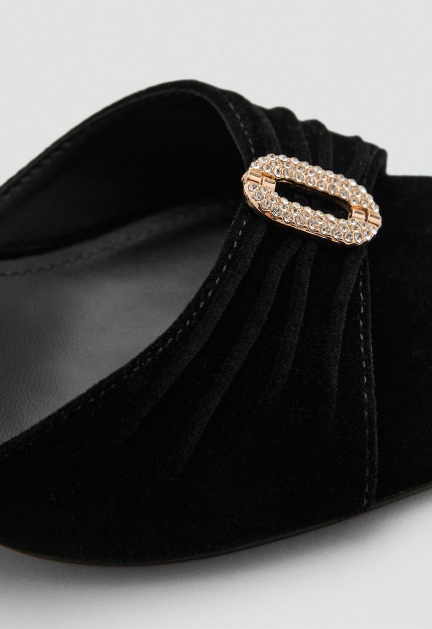 MANGO - Piecean heel - black